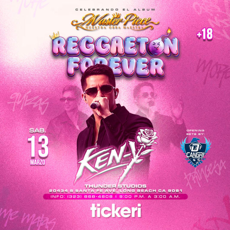 Event - Ken-Y Live in Long Beach - Long Beach, CA - Sat, March 13, 2027} | concert tickets