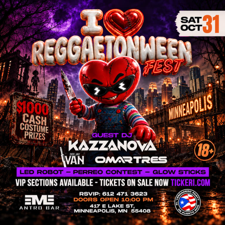 Event - I LOVE REGGAETONWEEN FEST • MINNEAPOLIS - Minneapolis, Minnesota - October 31, 2026 | concert tickets