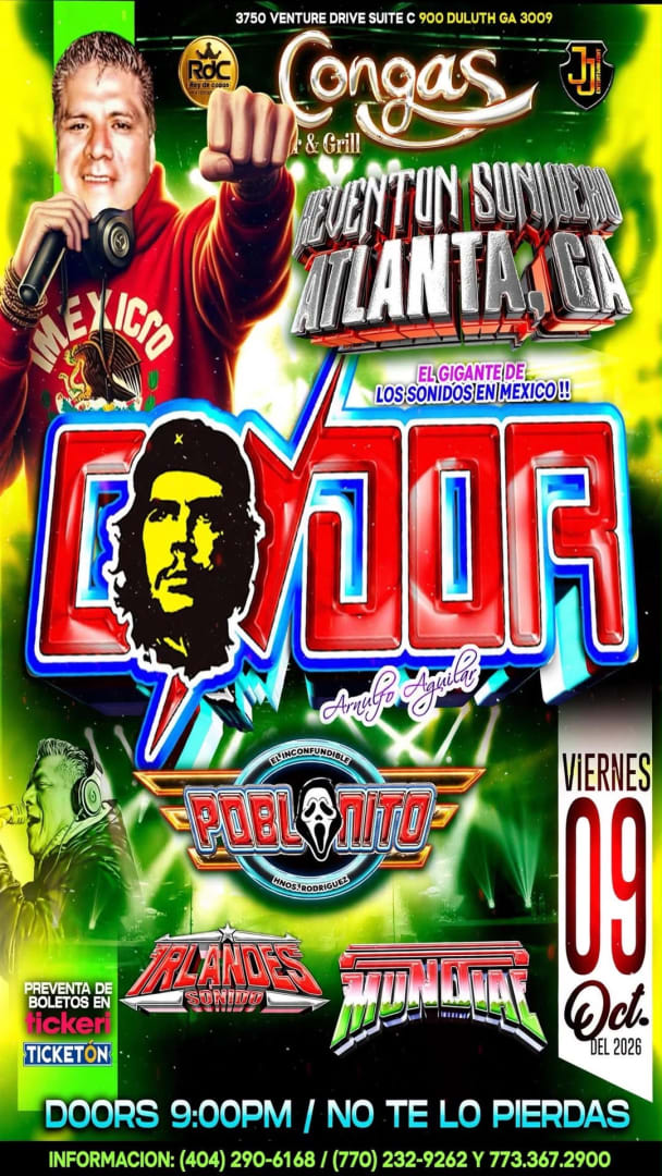 Event - Sonido CONDOR - Duluth, Georgia - October 9, 2026 | concert tickets