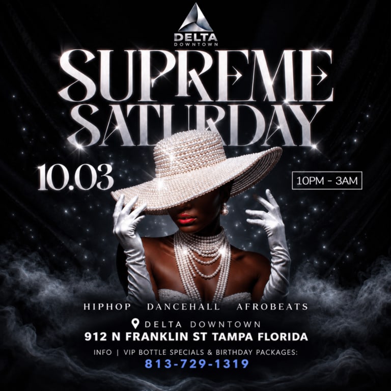 Event - Delta Presents: Supreme Saturdays🍾 - Tampa, Florida - October 3, 2026 | concert tickets