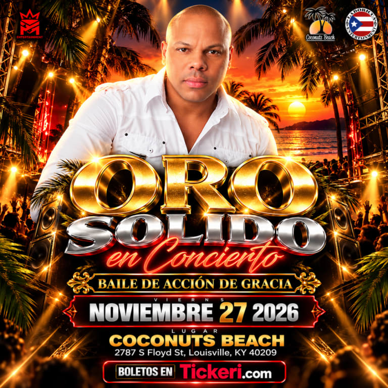 Event - ORO SOLIDO  - Louisville, Kentucky - November 27, 2026 | concert tickets