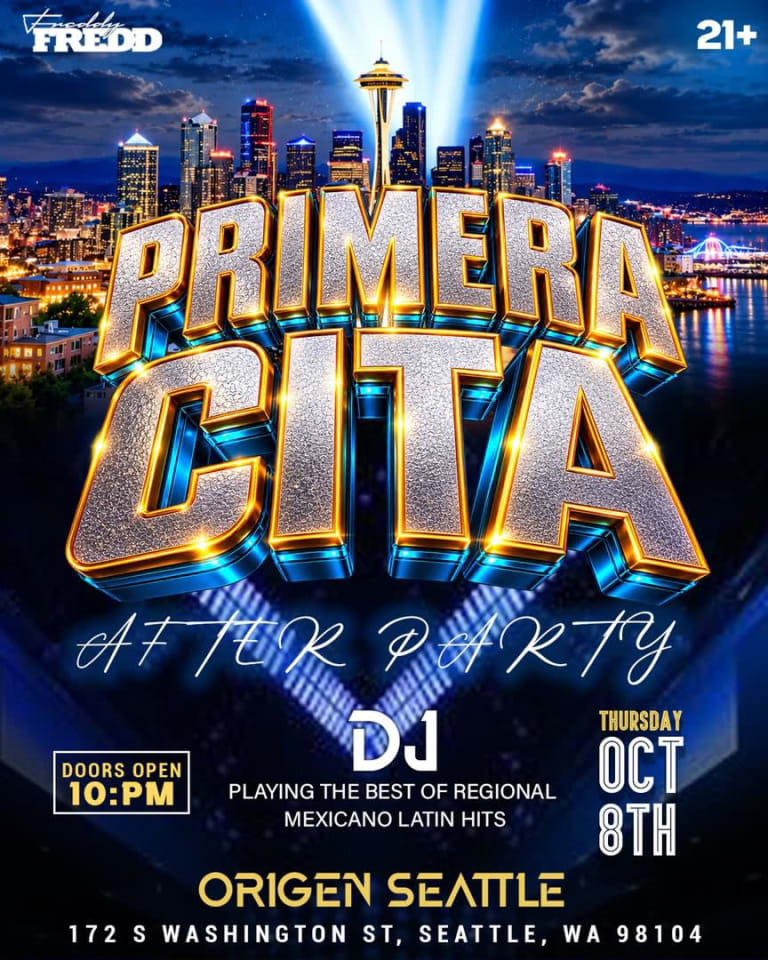 Event - Primera Cita After Party - Seattle, Washington - October 8, 2026 | concert tickets
