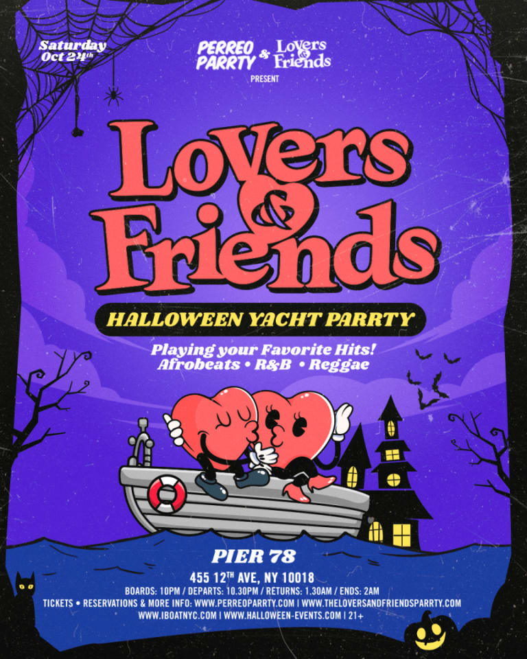Event - The Lovers & Friends Halloween Boat Party - R&B, Afrobeats, Reggae NYC - New York, New York - October 24, 2026 | concert tickets