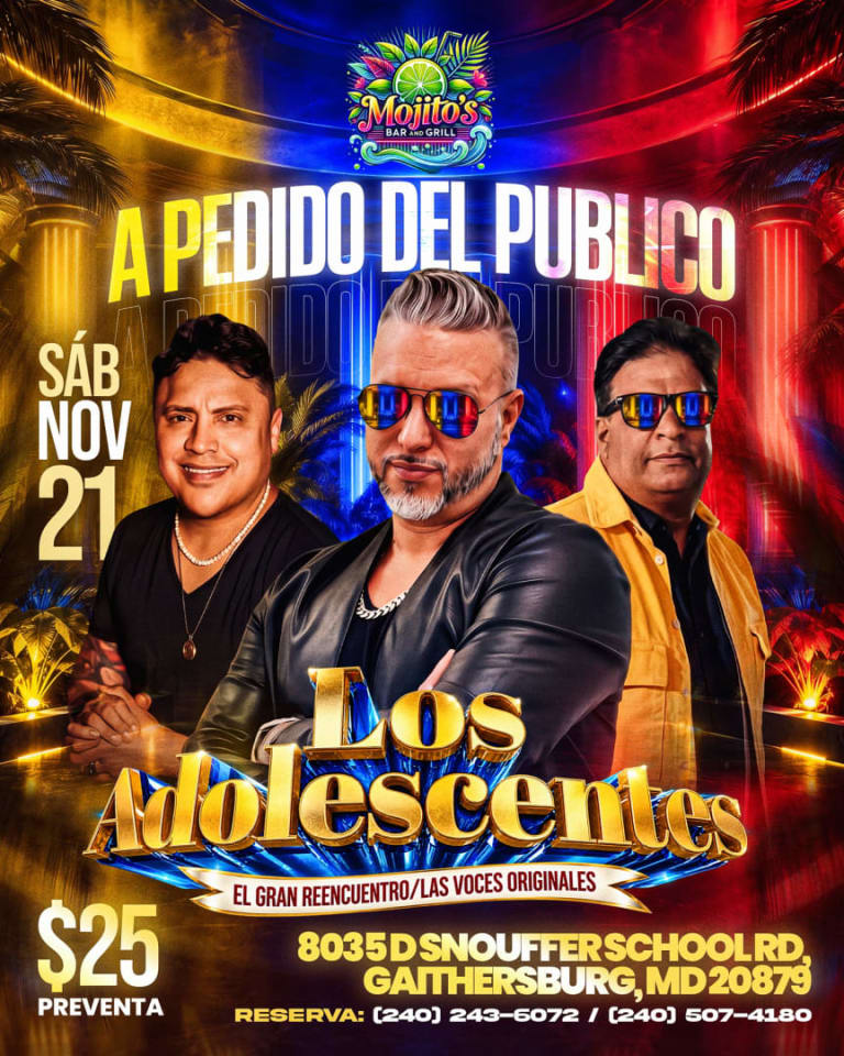 Event - Los Adolecentes - Gaithersburg, Maryland - November 21, 2026 | concert tickets