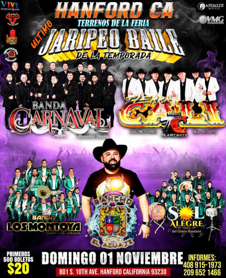 Event - Último Jaripeo Baile de la Temporada en Hanford, California - Hanford, California - November 1, 2026 | concert tickets