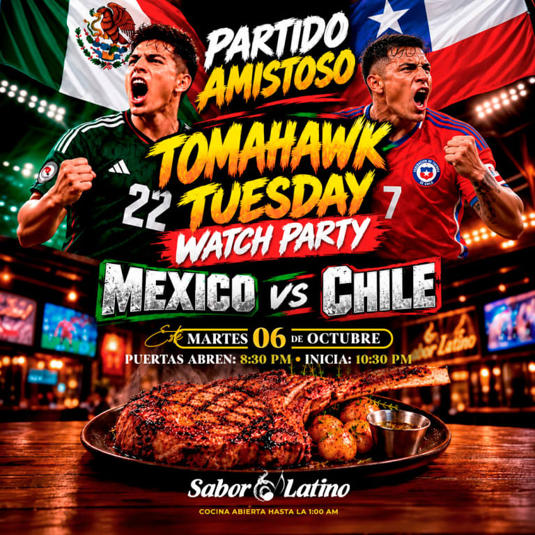 Event - MEXICO VS CHILE | Sabor Latino - Queens, New York - October 6, 2026 | concert tickets
