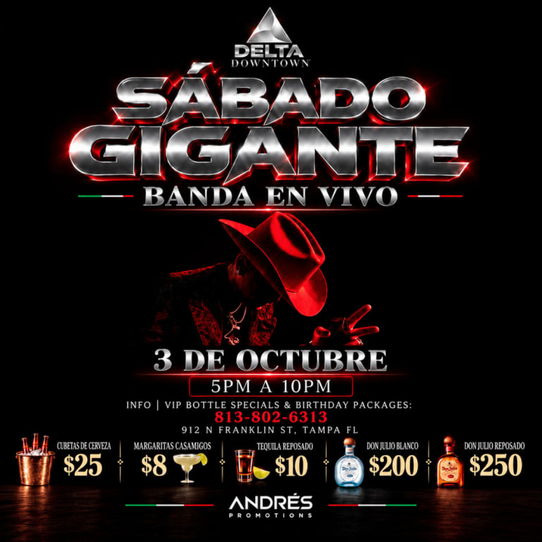 Event - Delta Presenta: Banda en vivo🇲🇽 - Tampa, Florida - October 3, 2026 | concert tickets