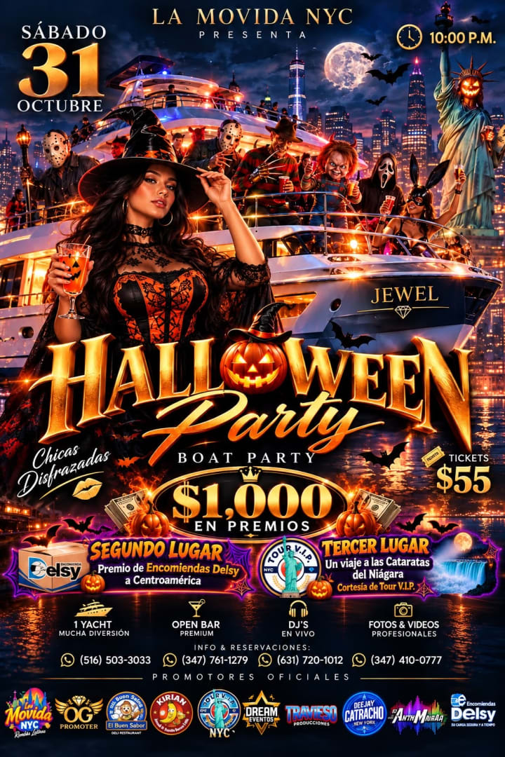 Event - HALLOWEEN BOAT PARTY 2026🎃🛳️ - New York, New York - October 31, 2026 | concert tickets