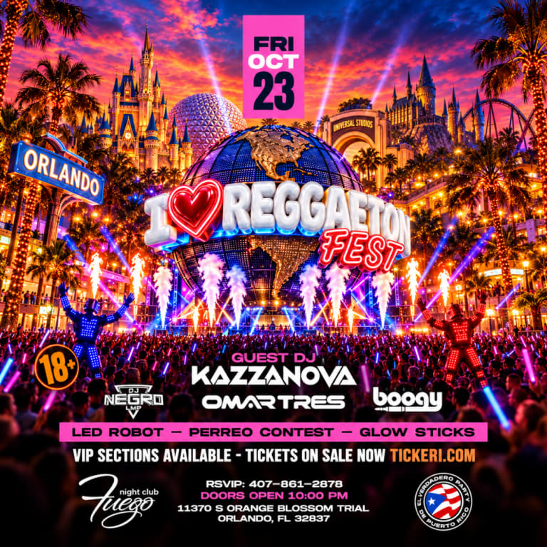 Event - I Love Reggaeton Fest • Orlando - Orlando, Florida - October 23, 2026 | concert tickets