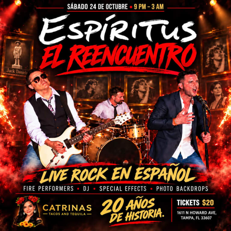 Event - El Reencuentro - Pop rock 20 años de Historia - Tampa, Florida - October 24, 2026 | concert tickets