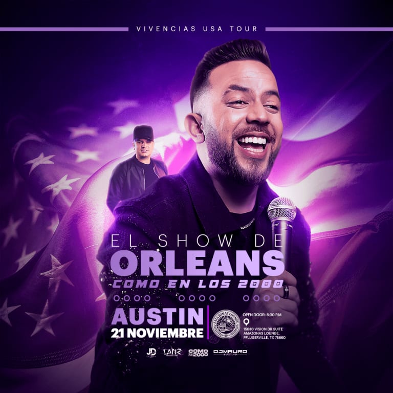 Event - EL SHOW DE ORLEANS EN AUSTIN COMO EN LOS 2000 - Pflugerville, Texas - November 21, 2026 | concert tickets