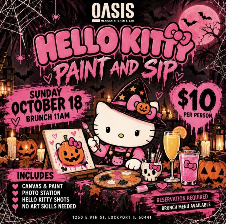 Event - Hello Kitty Halloween PAINT & BRUNCH - Lockport, Illinois - October 18, 2026 | concert tickets