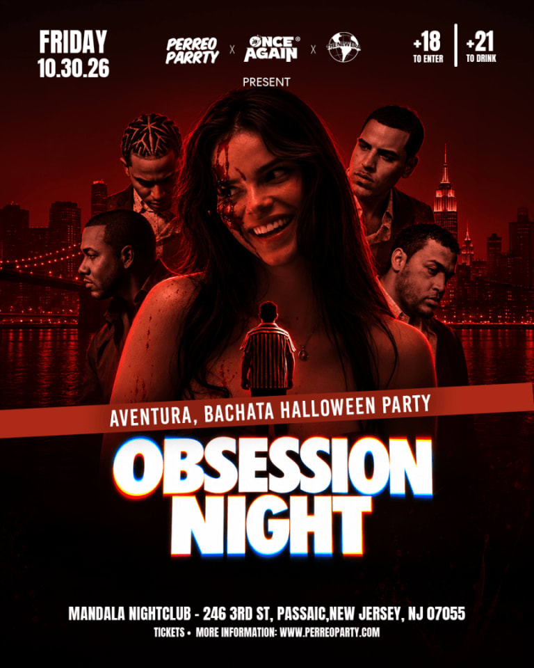 Event - Obsession Night - Halloween Bachata Dance Party | In New Jersey  (18+) - Passaic, New Jersey - October 17, 2026 | concert tickets