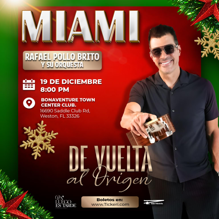 Event - Rafael Pollo Brito y su orquesta  “De Vuelta al Origen” - Weston, Florida - December 19, 2026 | concert tickets