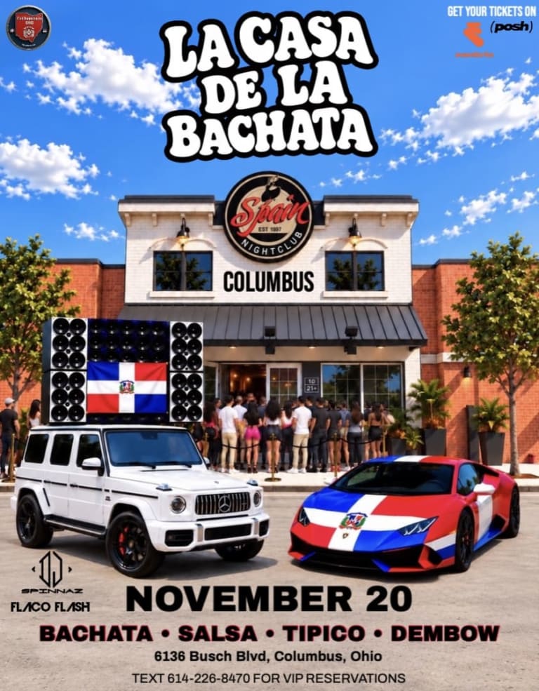 Event - COLUMBUS' BIGGEST BACHATA PARTY • La Casa de la BachataTM @ Spain Night Club - Columbus, Ohio - November 20, 2026 | concert tickets
