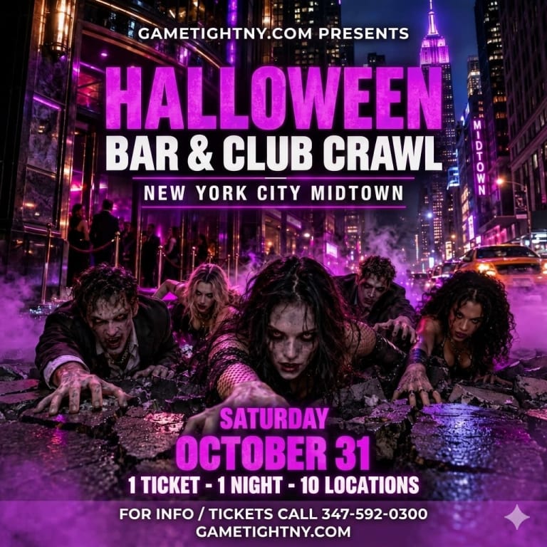 Event - NYC HALLOWEEN PUB CRAWL 2026 ONLY $15 - New York, New York - October 31, 2026 | concert tickets