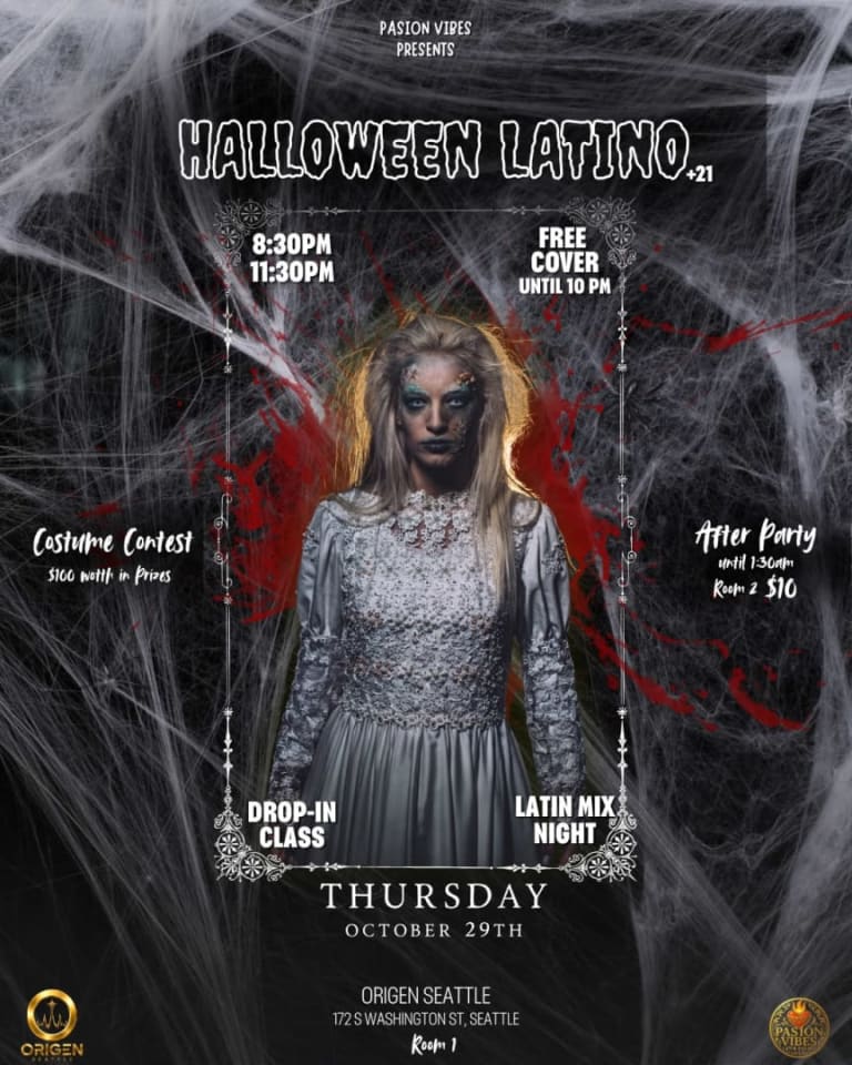 Event - Halloween  Latino Thursdays – Salsa & Bachata in Origen Seattle - Seattle, Washington - October 29, 2026 | concert tickets
