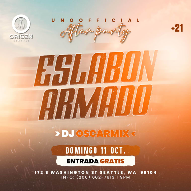 Event - Eslabón Armado  Unofficial After Party in Seattle  - Seattle, Washington - October 11, 2026 | concert tickets