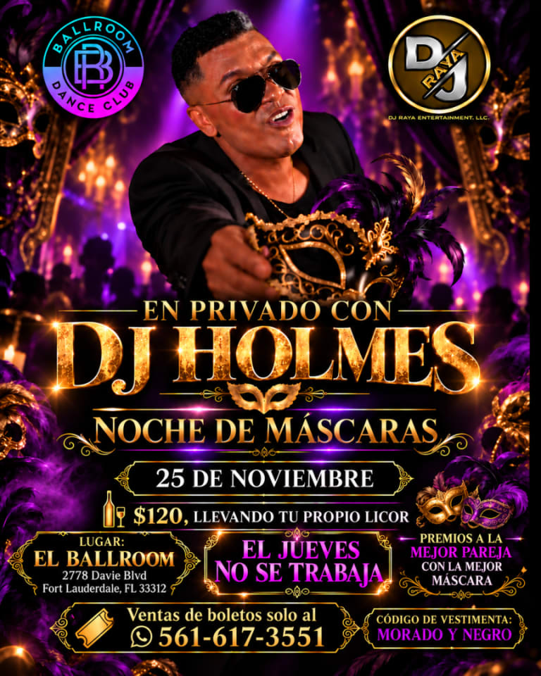Event - EN PRIVADO CON DJ HOLMES  - Fort Lauderdale, Florida - November 25, 2026 | concert tickets