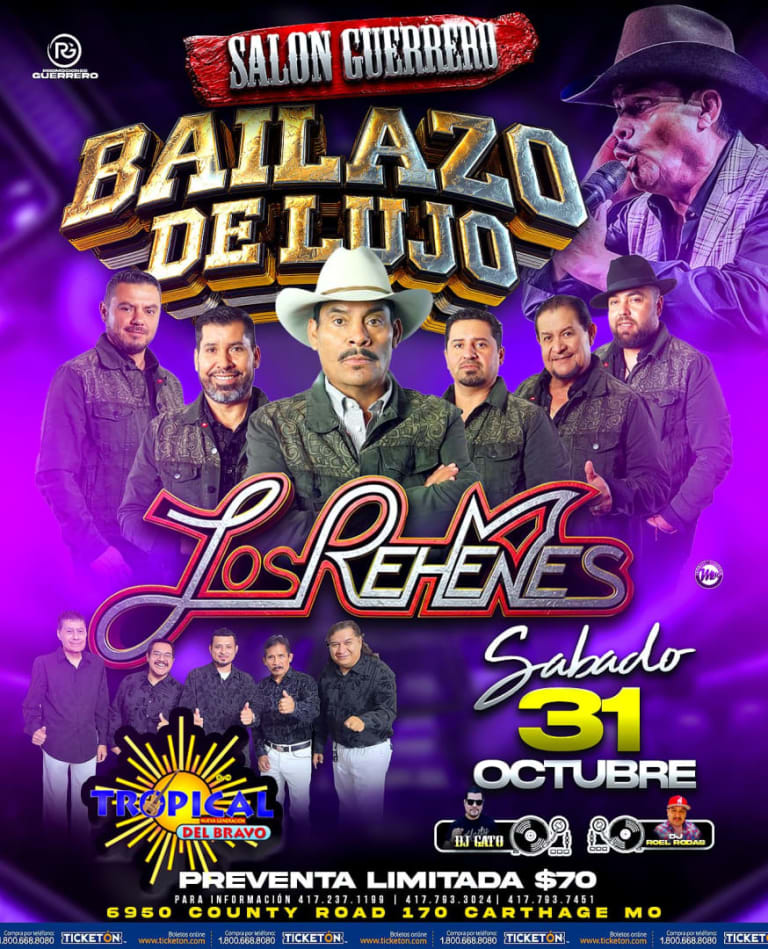 Event - Bailazo De Lujo - Carthage, Missouri - October 31, 2026 | concert tickets