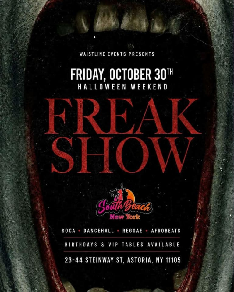 Event - Freak Show Halloween Weekend At South Beach Astoria - Astoria, New York - October 30, 2026 | concert tickets