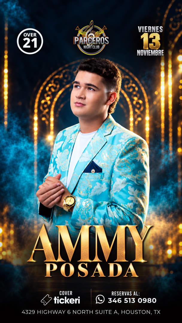 Event - AMMY POSADA EN HOUSTON TX - Houston, Texas - November 13, 2026 | concert tickets