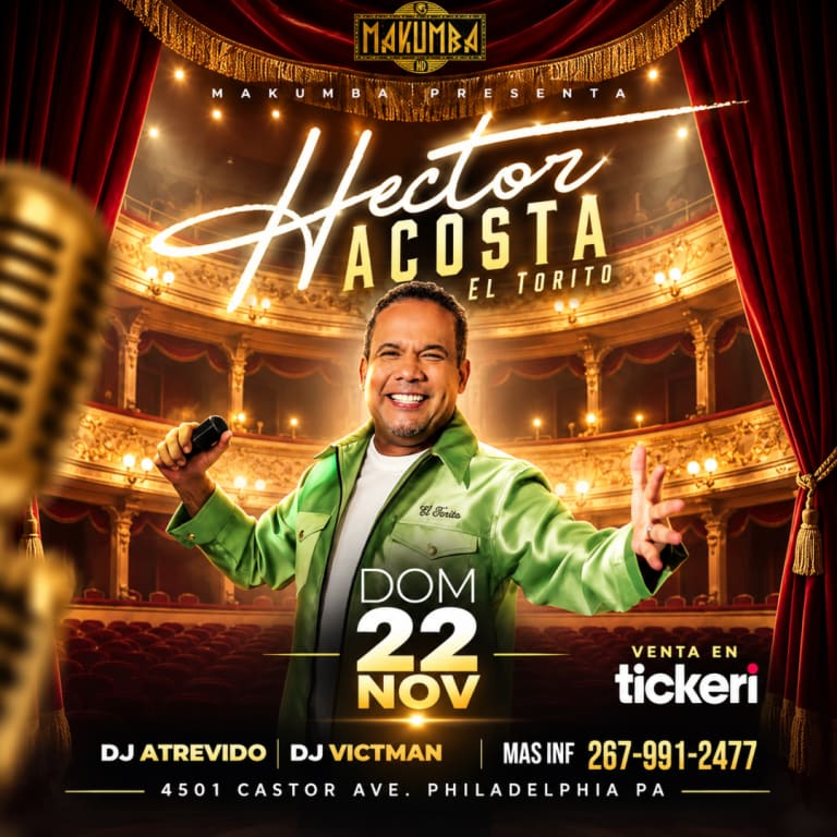 Event - Hector Acosta en vivo en Philadelphia - Philadelphia, Pennsylvania - November 22, 2026 | concert tickets