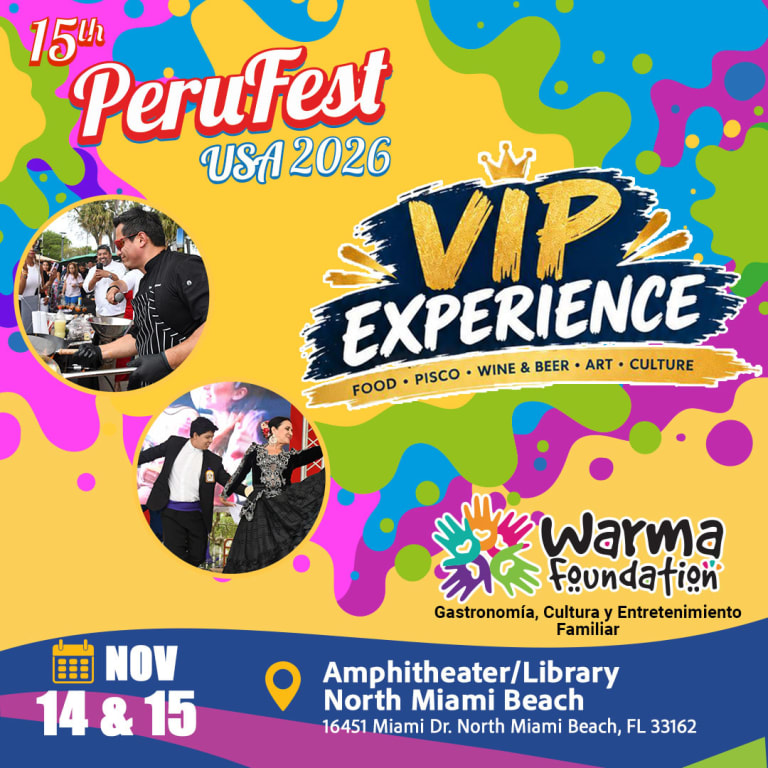 Event - PerufestUSA 2026 VIP Tasting - North Miami Beach, Florida - November 15, 2026 | concert tickets