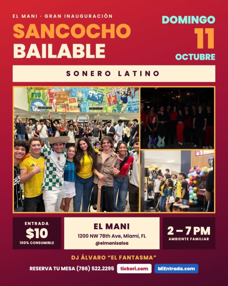 Event - El Mani Gran Inaguracion con Sonero Latino Y Dj Fantasma - Doral, FL - dom, 11 de octubre de 2026} | concert tickets