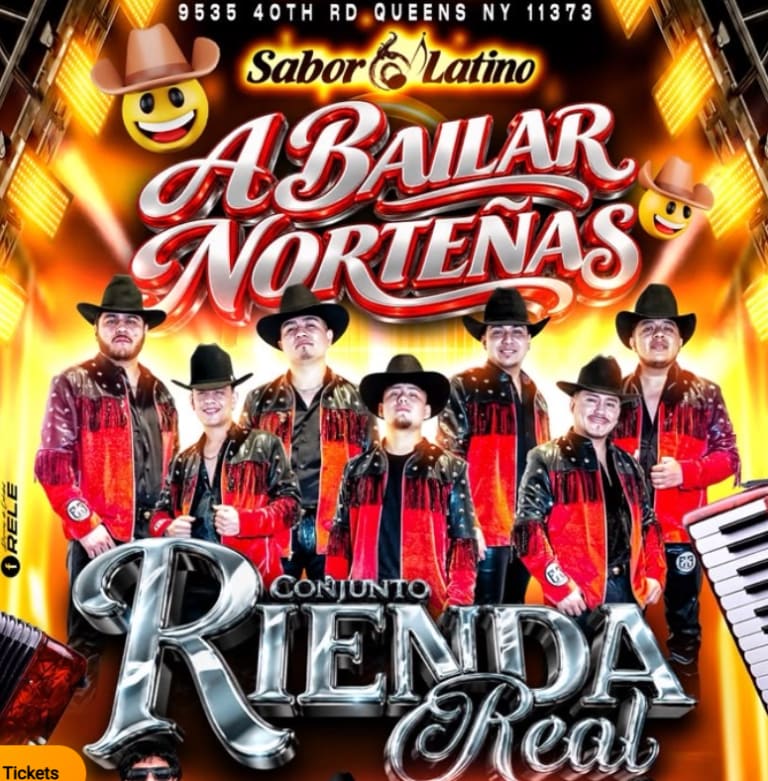 Event - CONJUNTO RIENDA REAL, LEO MELENDEZ Y DJ ÑE | Sabor Latino - Queens, New York - November 1, 2026 | concert tickets