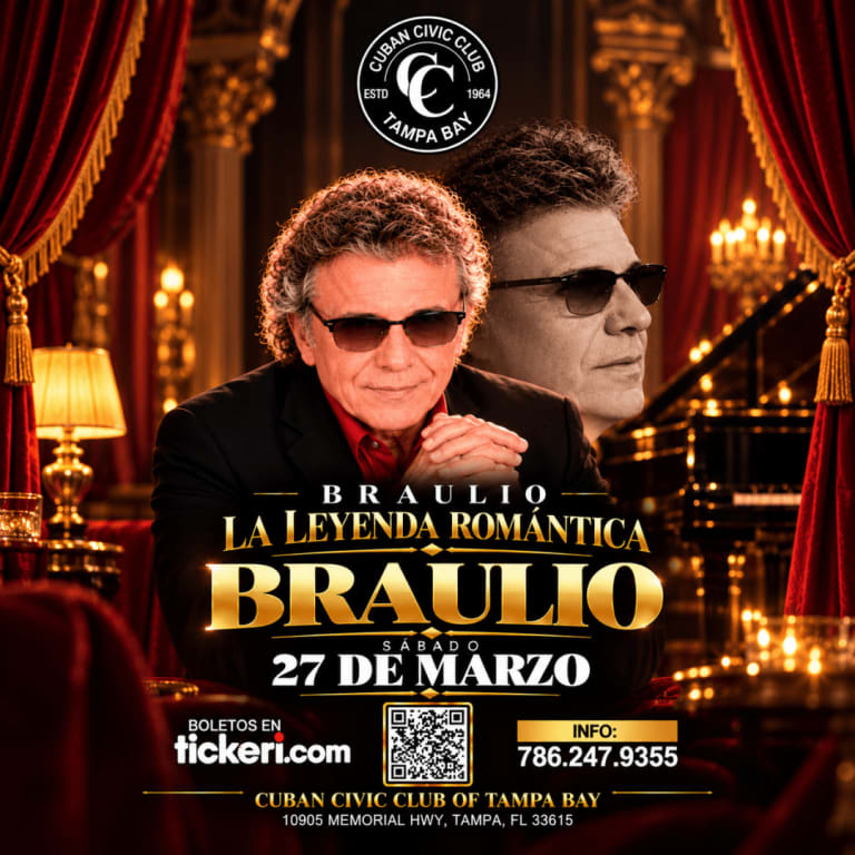 Event - Braulio la voz leyenda del Romance  - Tampa, FL - sáb, 27 de marzo de 2027} | concert tickets