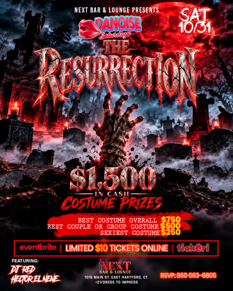 Event - THE RESURRECTION | $1,500 Halloween Costume Party @ NEXT LOUNGE 10/31! - East Hartford, Connecticut - October 31, 2026 | concert tickets