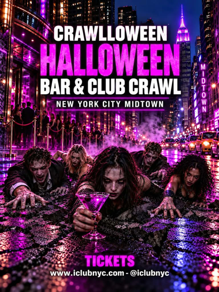Event - CRAWLLOWEEN NYC MIDTOWN HALLOWEEN BAR & CLUB CRAWL- Sat oct 31st - New York, New York - October 31, 2026 | concert tickets