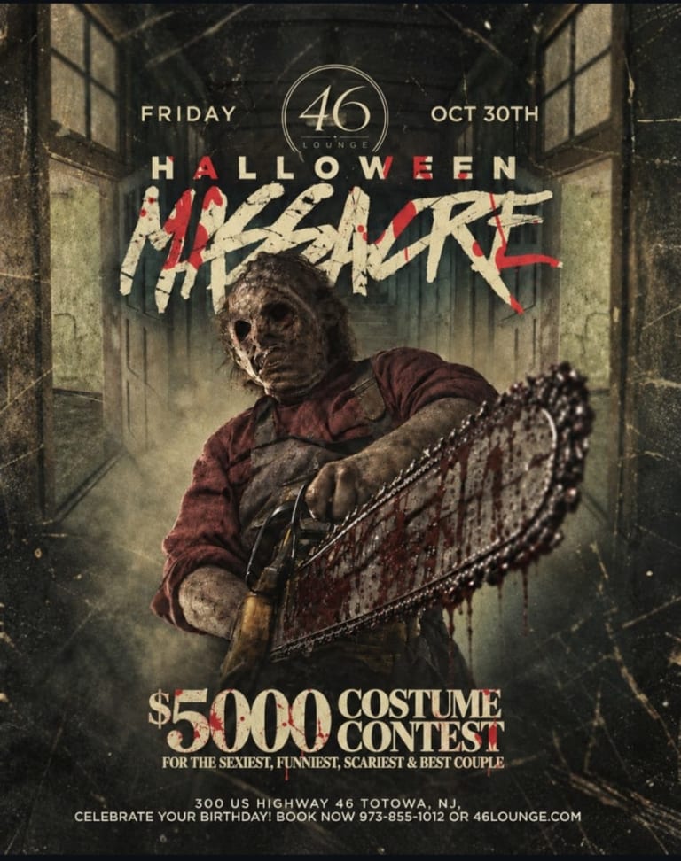 Event - Halloween Massacre Party At 46 Lounge  - Totowa, New Jersey - October 30, 2026 | concert tickets