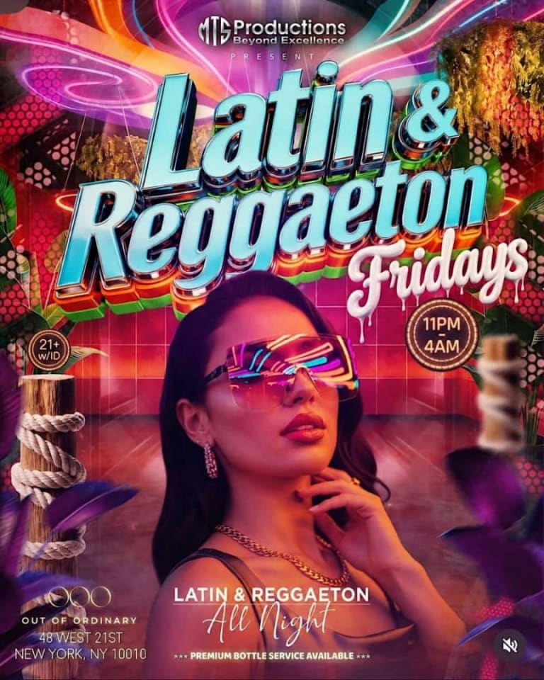 Event - Latin & Reggaeton Fridays at OOO Nightclub | Latin & Reggaeton All Night - New York, New York - October 16, 2026 | concert tickets