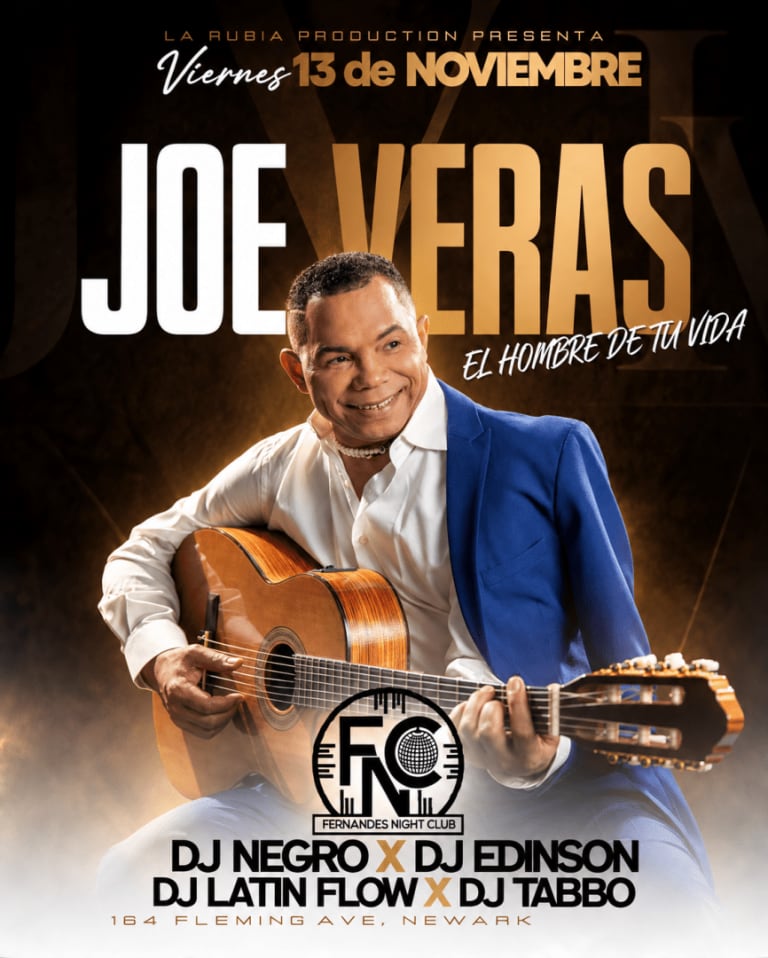 Event - Joe Veras Concierto - Newark, New Jersey - November 13, 2026 | concert tickets