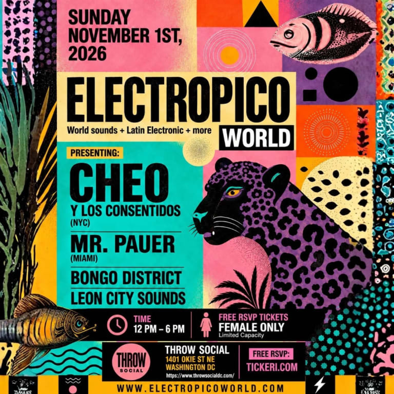 Event - ELECTROPICO: World Sounds - Washington, DC - Sun, November 1, 2026} | concert tickets