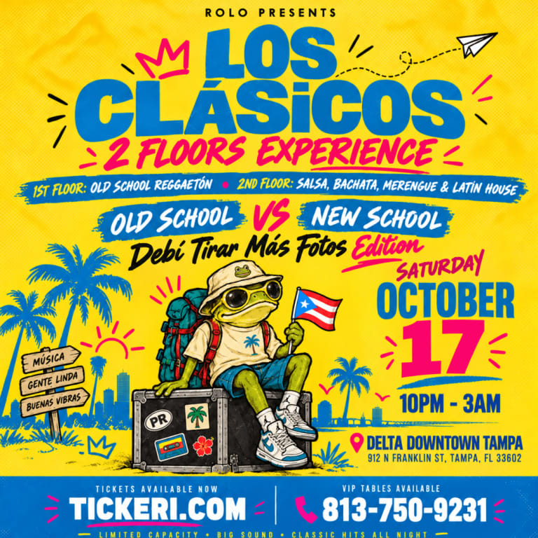 Event - LOS CLASICOS DEL REGGAETON @DELTA DOWNTOWN  #1 LATIN PARTY IN TAMPA BAY - Tampa, Florida - October 17, 2026 | concert tickets