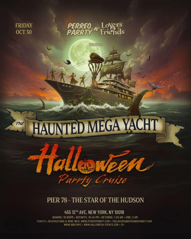 Event - HAUNTED MEGA YACHT - #1 HALLOWEEN PARTY OCT. 30TH - New York, New York - October 30, 2026 | concert tickets
