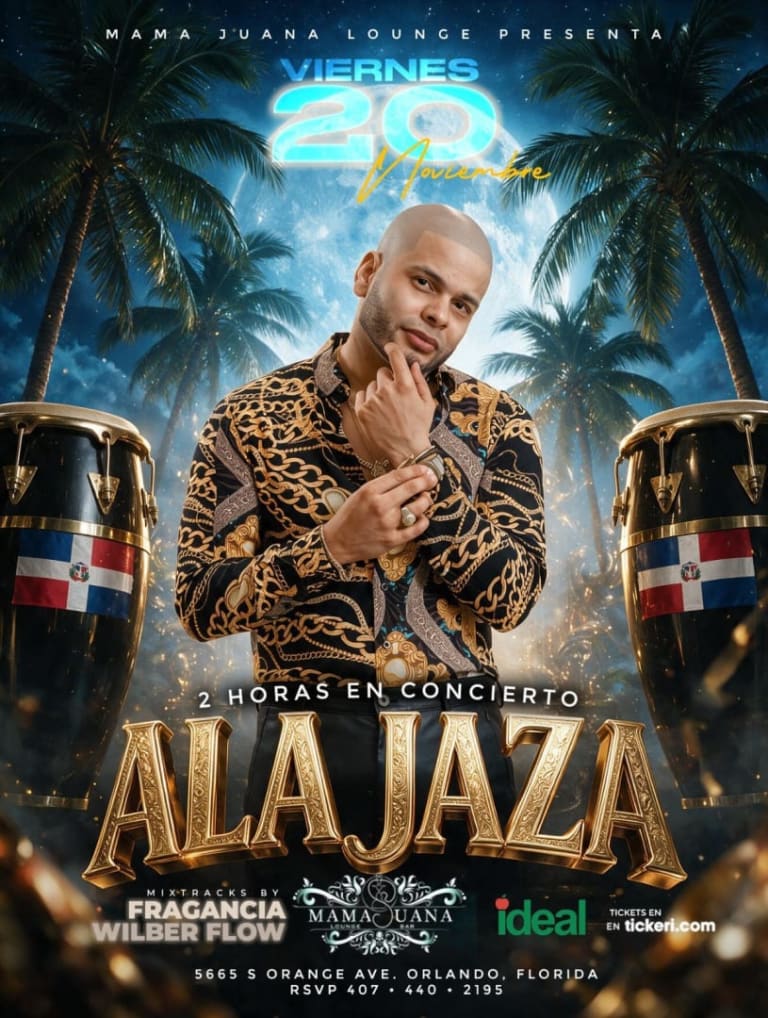 Event - Alajaza En Vivo Mamajuana Orlando - Pine Castle, Florida - November 20, 2026 | concert tickets