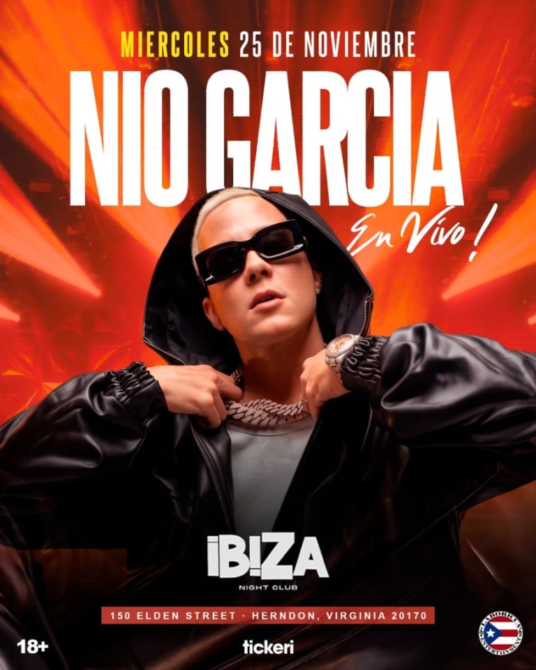 Event - Nio Garcia en Herndon va  - Herndon, VA - Wed, November 25, 2026} | concert tickets