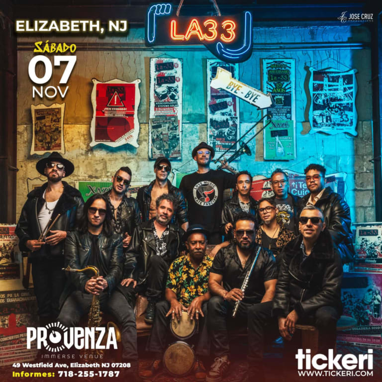 Event - La 33 Live in Elizabeth, NJ – Provenza - Elizabeth, New Jersey - November 7, 2026 | concert tickets
