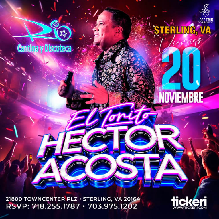 Event - El Torito Héctor Acosta en Vivo – Sterling, VA - Sterling, Virginia - November 20, 2026 | concert tickets