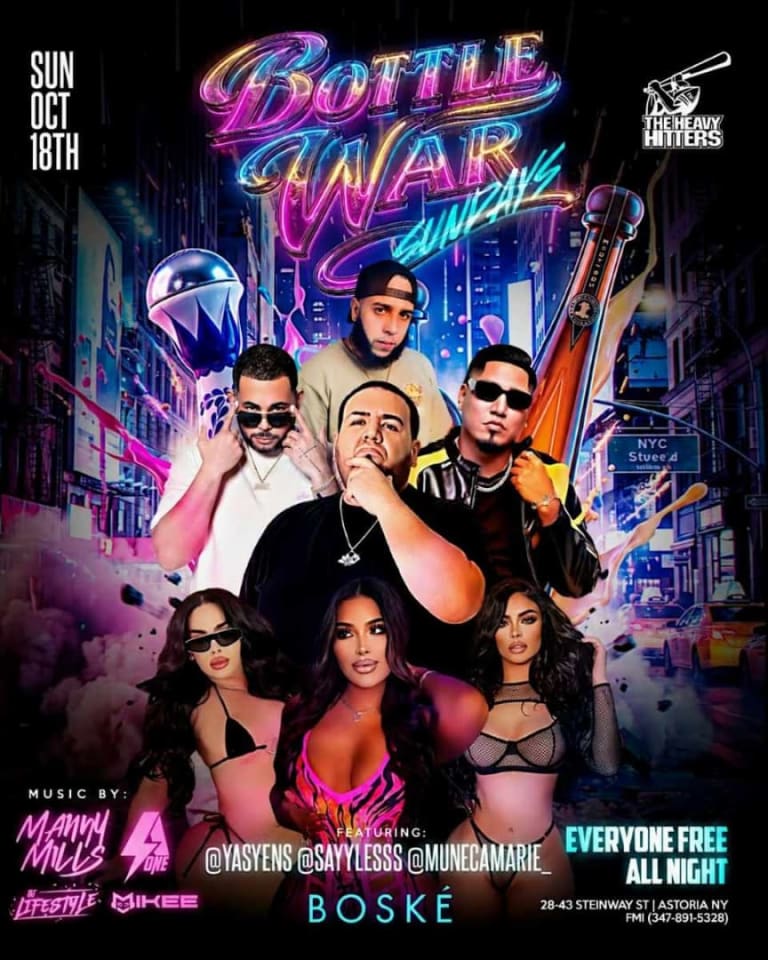 Event - Bottle War Sundays at Boské Astoria – Sunday Night Party - Queens, New York - October 18, 2026 | concert tickets