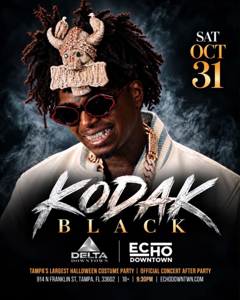 Event - Kodak Black Live at Echo  - Tampa, Florida - October 31, 2026 | concert tickets