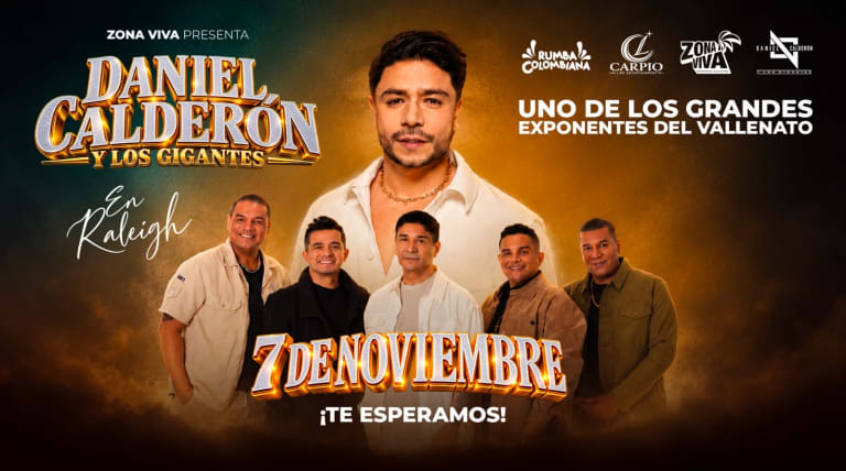 Event - Daniel Calderon y Las gigantes del vallenato  - Raleigh, North Carolina - November 7, 2026 | concert tickets