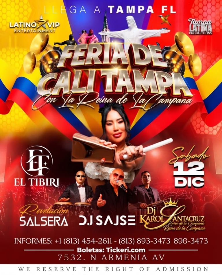 Event - FERIA DE CALI TAMPA - Tampa, Florida - December 12, 2026 | concert tickets