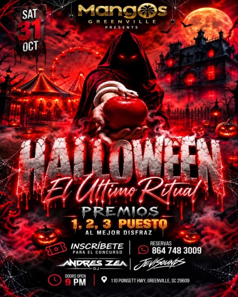 Event - Halloween at Mangos Greenville - Greenville, South Carolina - October 31, 2026 | concert tickets