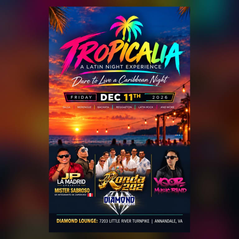 Event - Tropicalia 🌴🔥 - Annandale, Virginia - December 11, 2026 | concert tickets