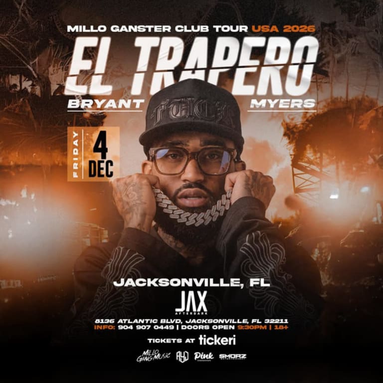 Event - Bryant Myers en Concierto - Jacksonville, FL - Fri, December 4, 2026} | concert tickets